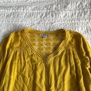 JohnPaulRichard yellow long sleeve top.